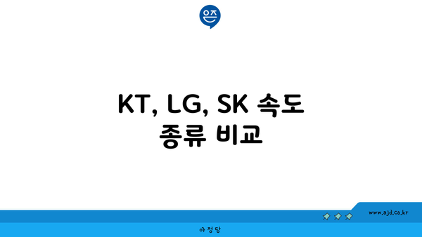 KT, LG, SK 인터넷 속도 종류 철저 비교 및 와이파이 증폭기 차이점 분석 (공유기 속도 셀프 측정법 공개)