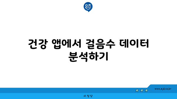 애플 워치 걸음수 건강 앱| 만보기 기능 및 위젯 활용 가이드