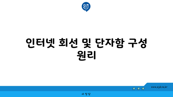 인터넷 회선 및 단자함 구성 원리