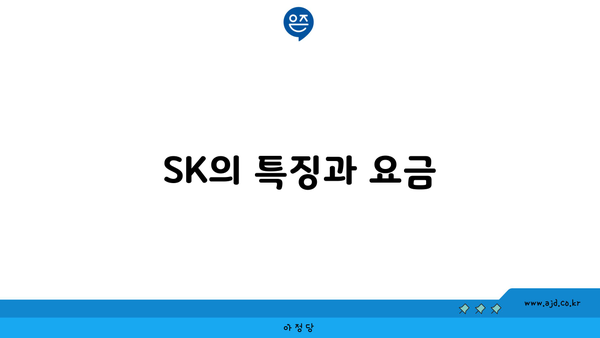 SK의 특징과 요금