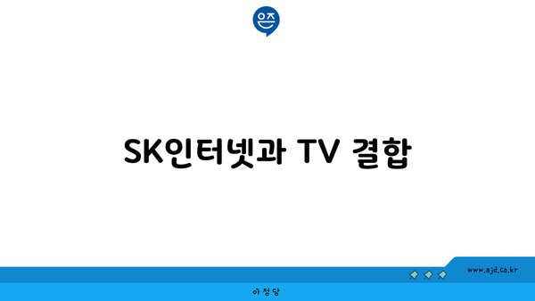 SK인터넷과 TV 결합