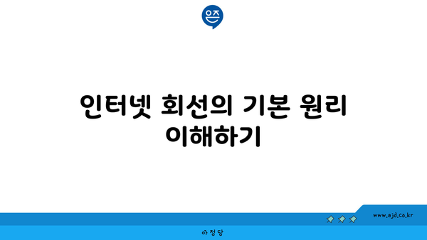 인터넷 회선의 기본 원리 이해하기