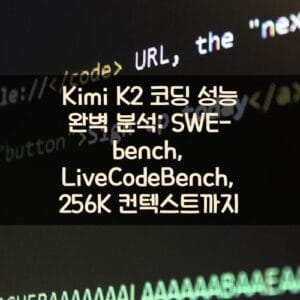 Kimi K2 코딩 성능 완벽 분석: SWE-bench, LiveCodeBench, 256K 컨텍스트까지