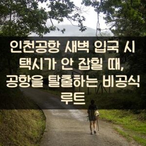 인천공항 새벽 입국 시 택시가 안 잡힐 때, 공항을 탈출하는 비공식 루트 인천공항 새벽 입국 시 택시가 안 잡힐 때, 공항을 탈출하는 비공식 루트