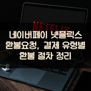 네이버페이 넷플릭스 환불요청, 결제 유형별 환불 절차 정리