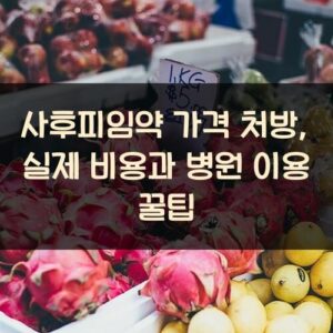 사후피임약 가격 처방, 실제 비용과 병원 이용 꿀팁
