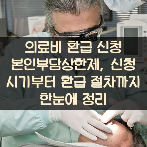 의료비 환급 신청 본인부담상한제, 신청 시기부터 환급 절차까지 한눈에 정리